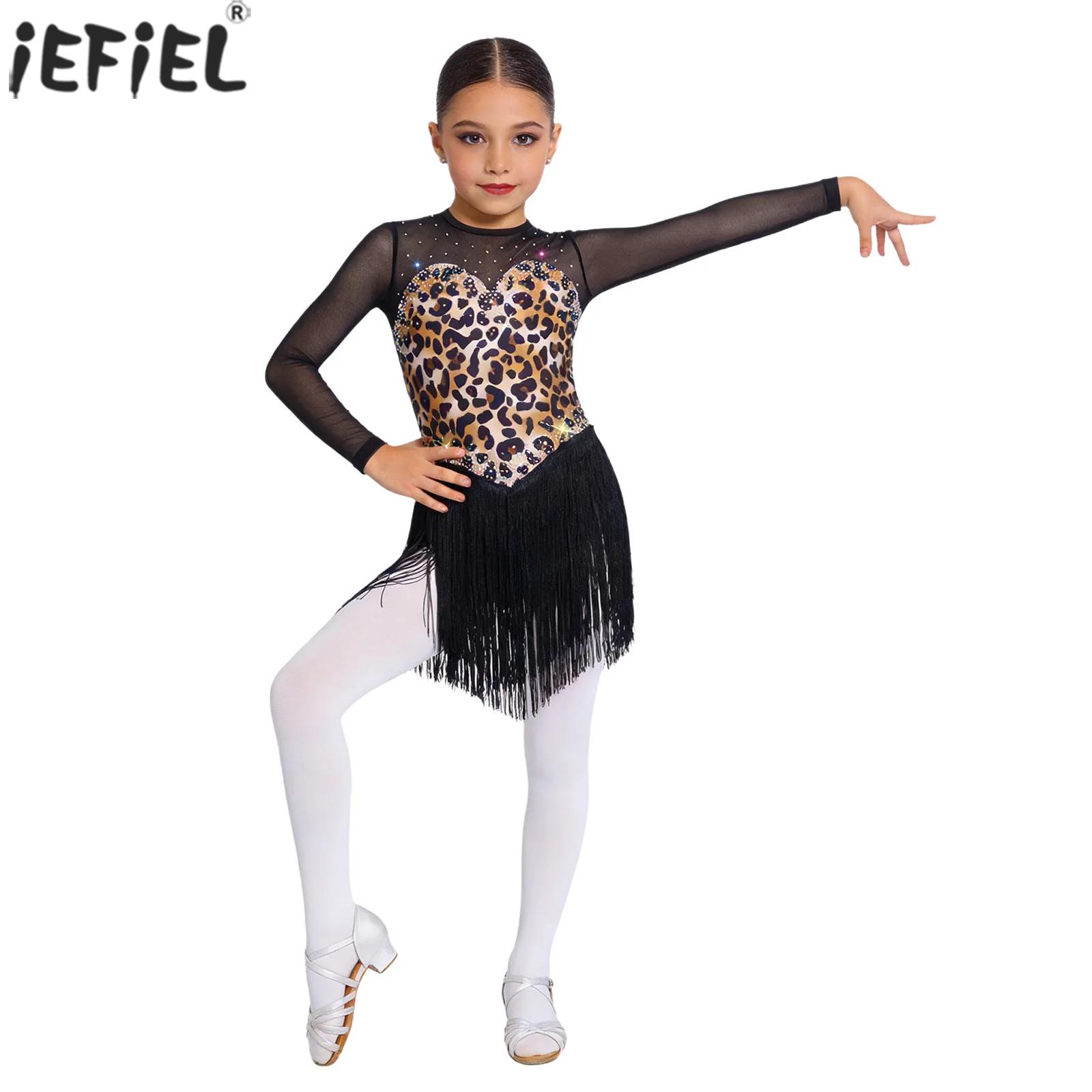Street Fashion Kids - Vestito da ballo latino per bambine