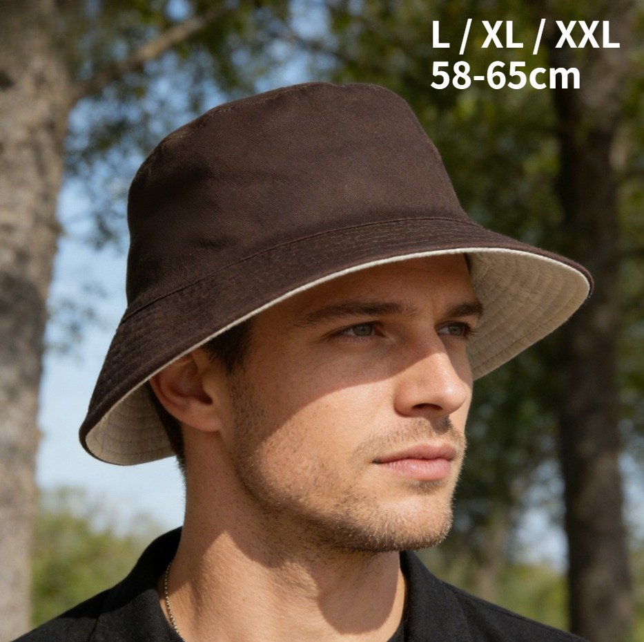 Bucket Hat Embroidered - Cappello a Secchiello Reversibile per Uomo