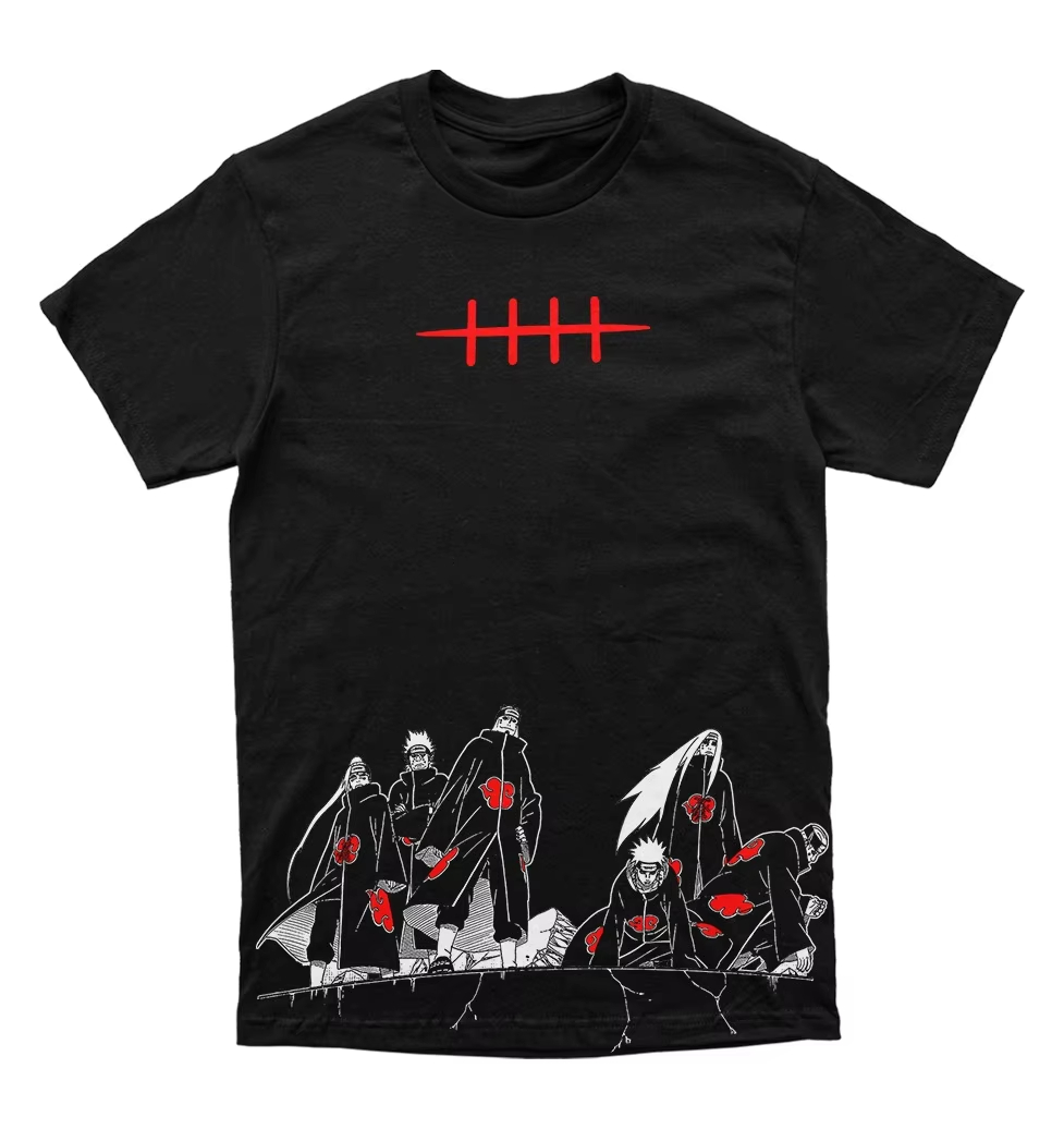 Street Fashion Types - T-Shirt Naruto Pain Akatsuki Six Paths