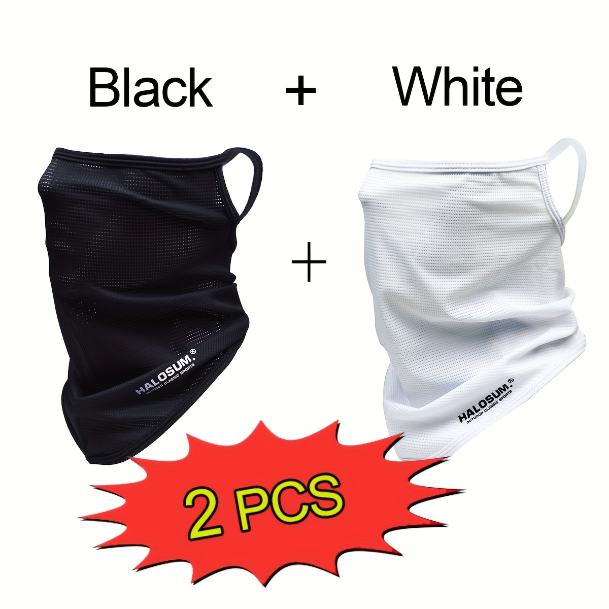 Street Fashion Kids - 1/2 Pezzi Maschera Viso in Seta