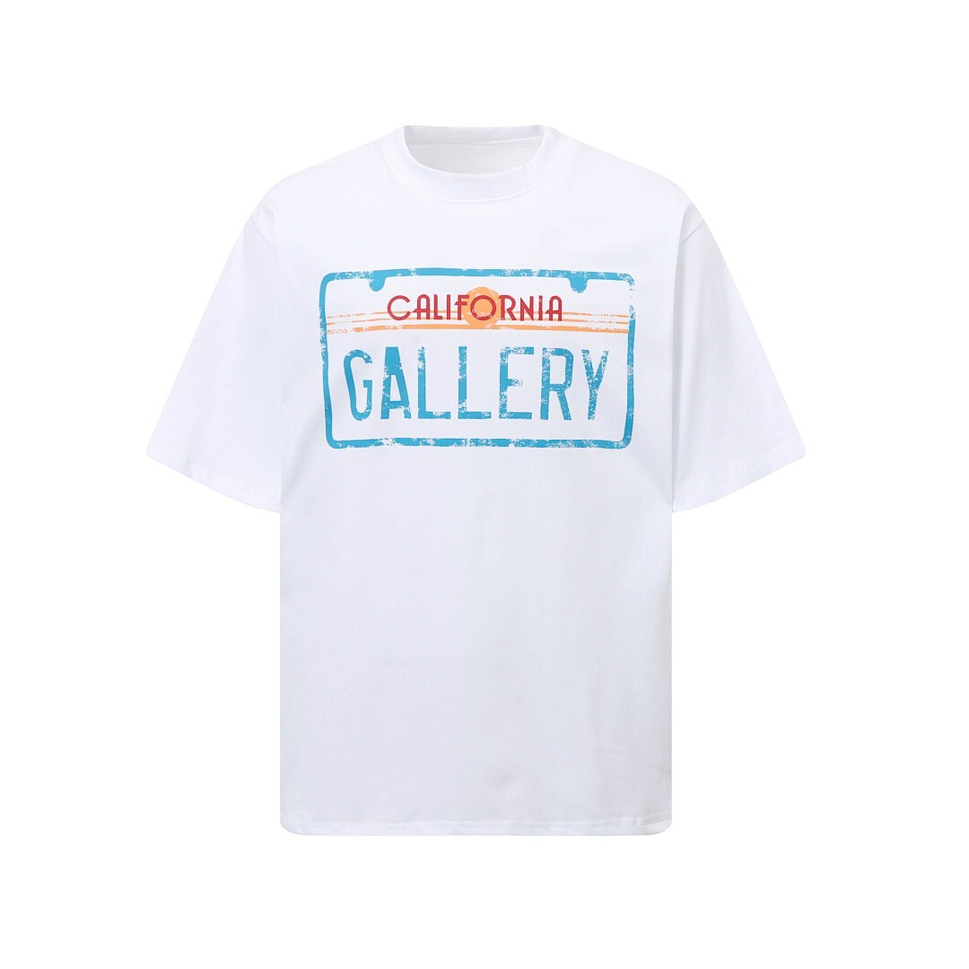 Street Fashion Brand Logo - T-shirt con logo della targa bianca