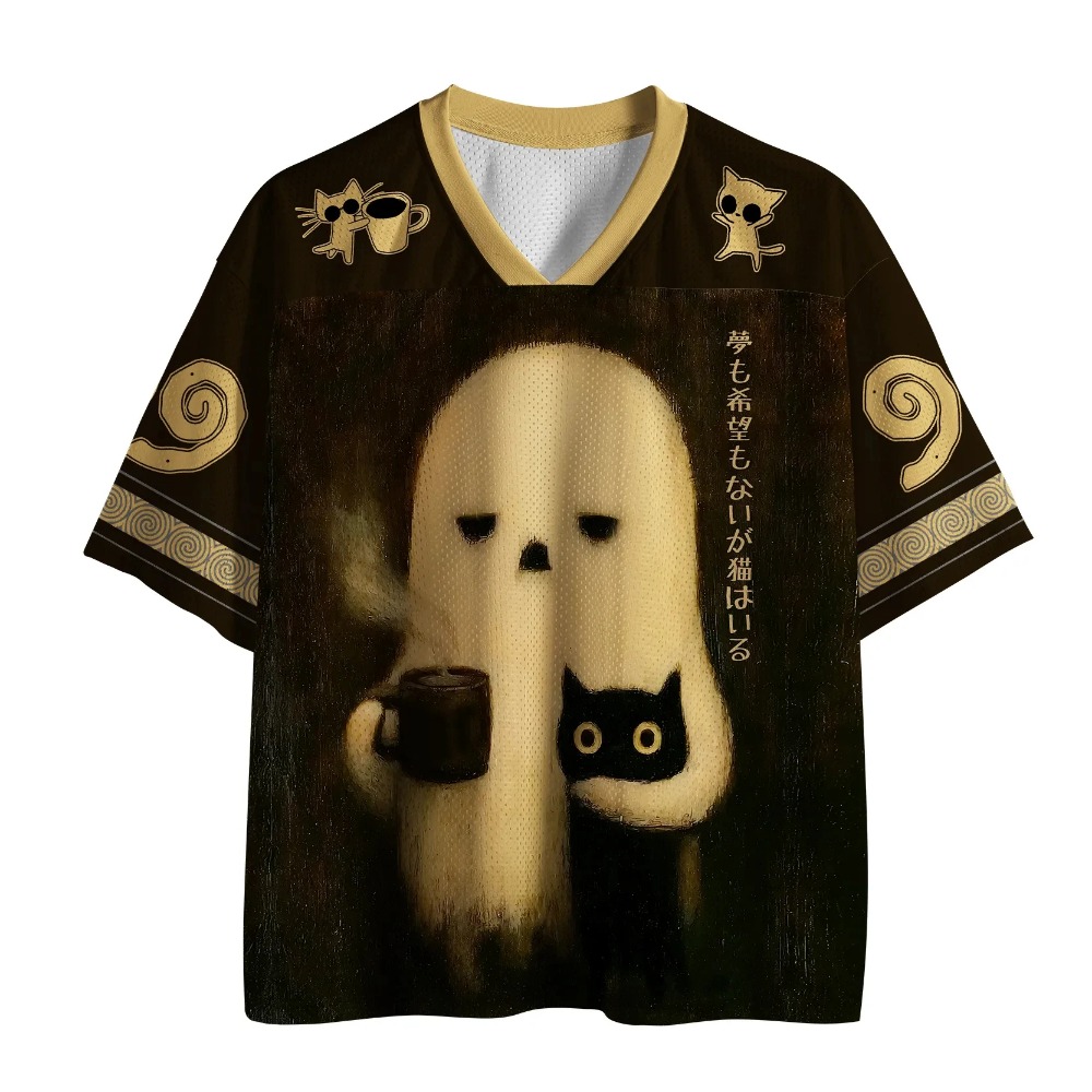 Fashion Street Cat - Nuova Moda Estiva Giapponese, T-shirt con