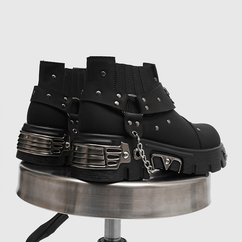 Street Fashion Punk - Stivali da Moto Rock Punk in
