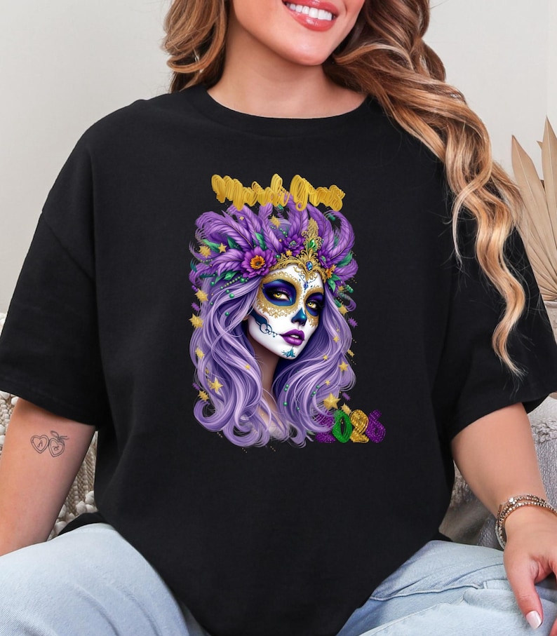 Parade Fashion Street - Maglietta Mardi Gras Lady 2026 Viola