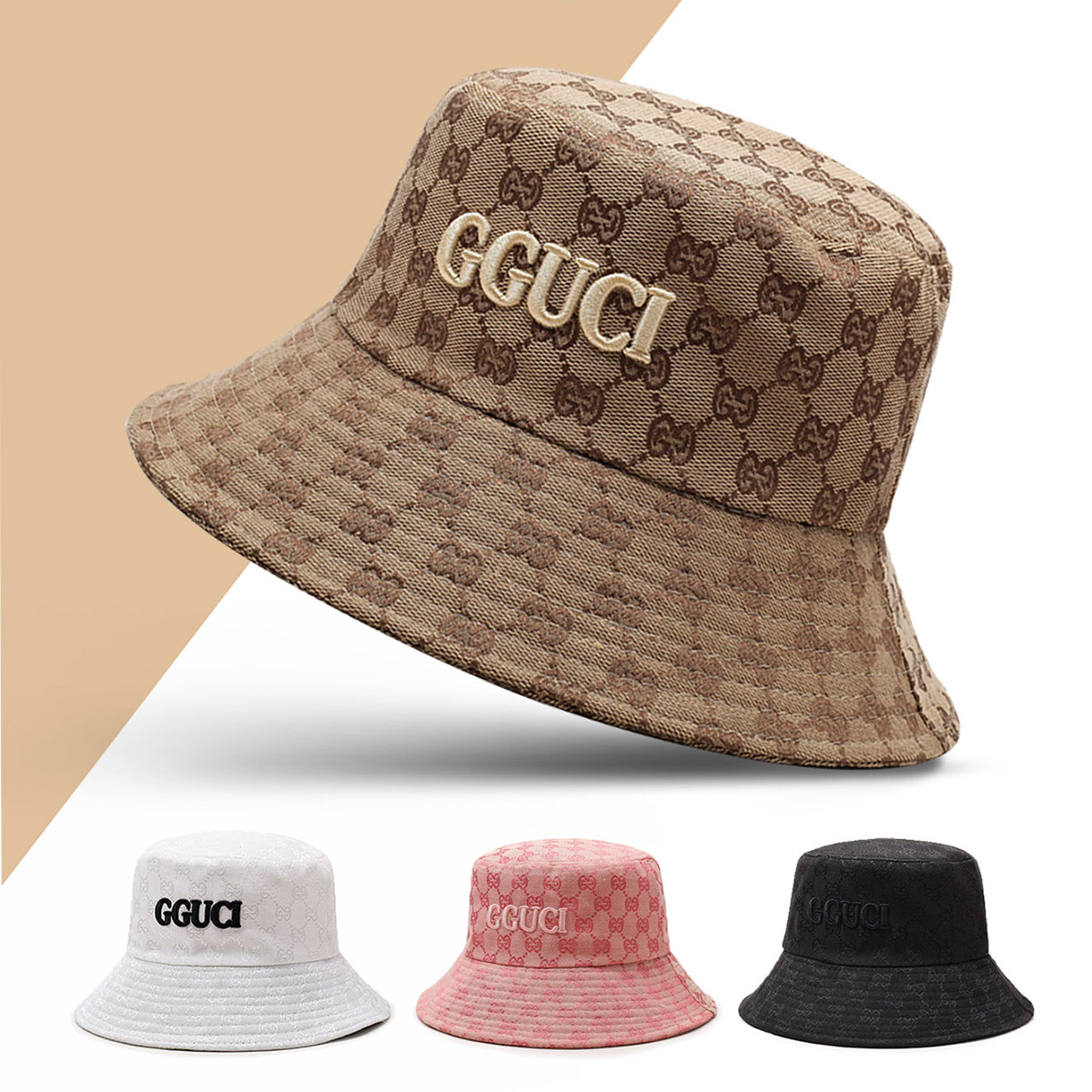 Bucket Hat Embroidered - Cappello da pescatore personalizzato con lettere