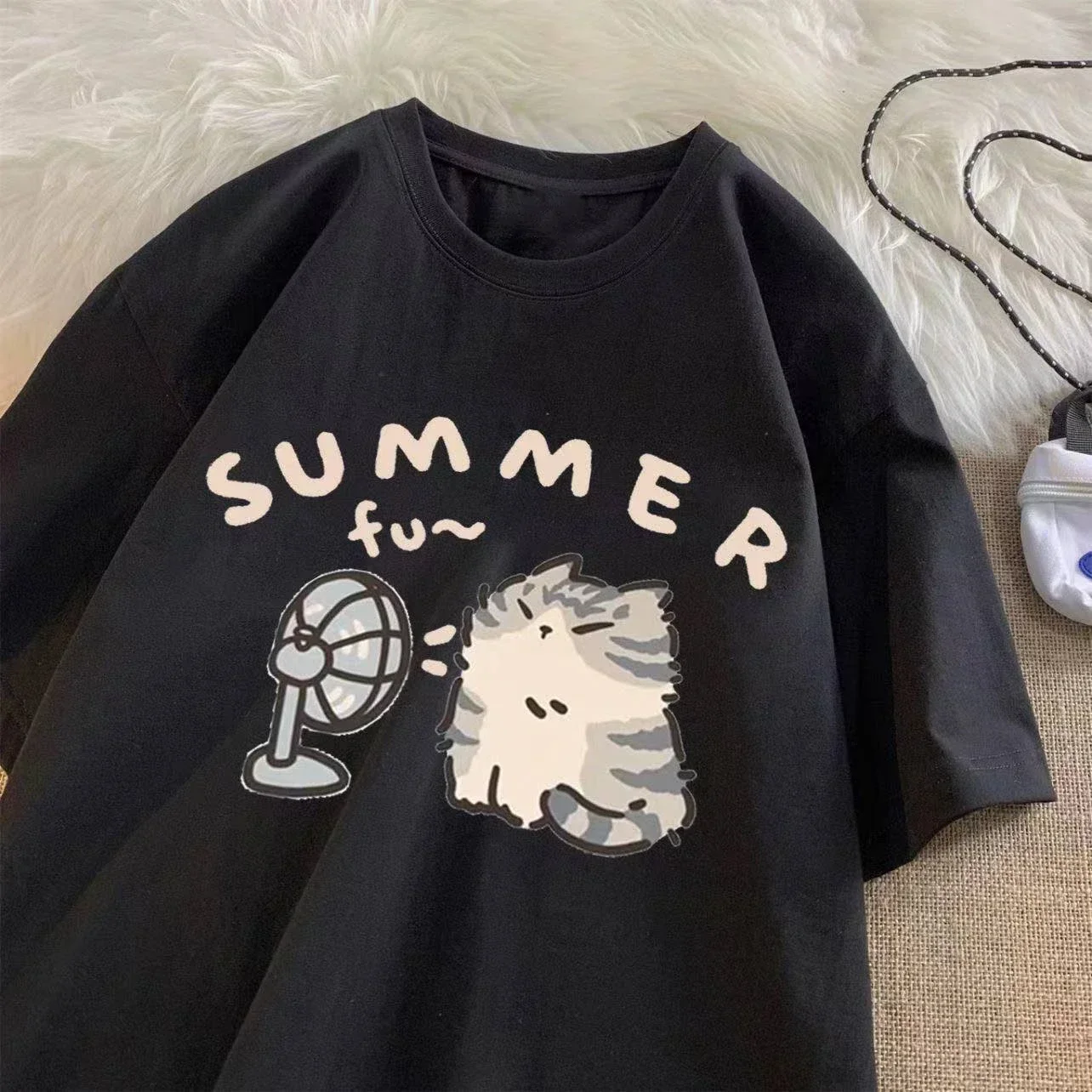 T-shirt coreana da donna con s - Fashion Street Cat recensione e prezzo
