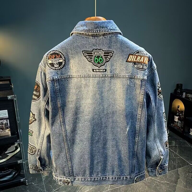 Giacca da uomo in denim con to - Street Fashion Jacket Men recensione e prezzo