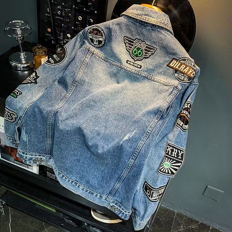 Giacca da uomo in denim con to - Street Fashion Jacket Men recensione e prezzo