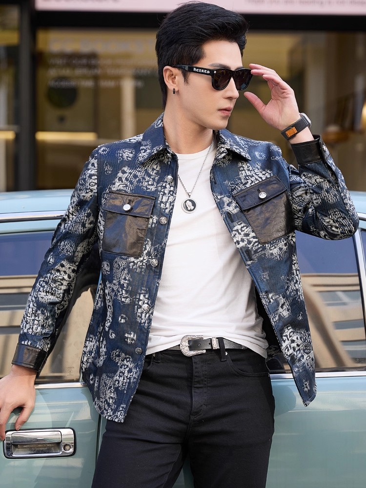 Giacca da uomo in vera pelle d - Street Fashion Jacket Men recensione e prezzo