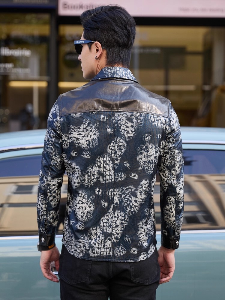 Giacca da uomo in vera pelle d - Street Fashion Jacket Men recensione e prezzo