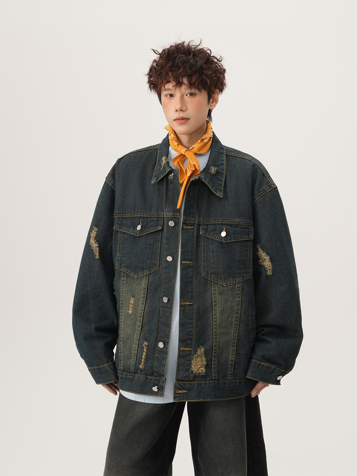 Giacca di jeans strappata in s - Street Fashion Jacket Men recensione e prezzo