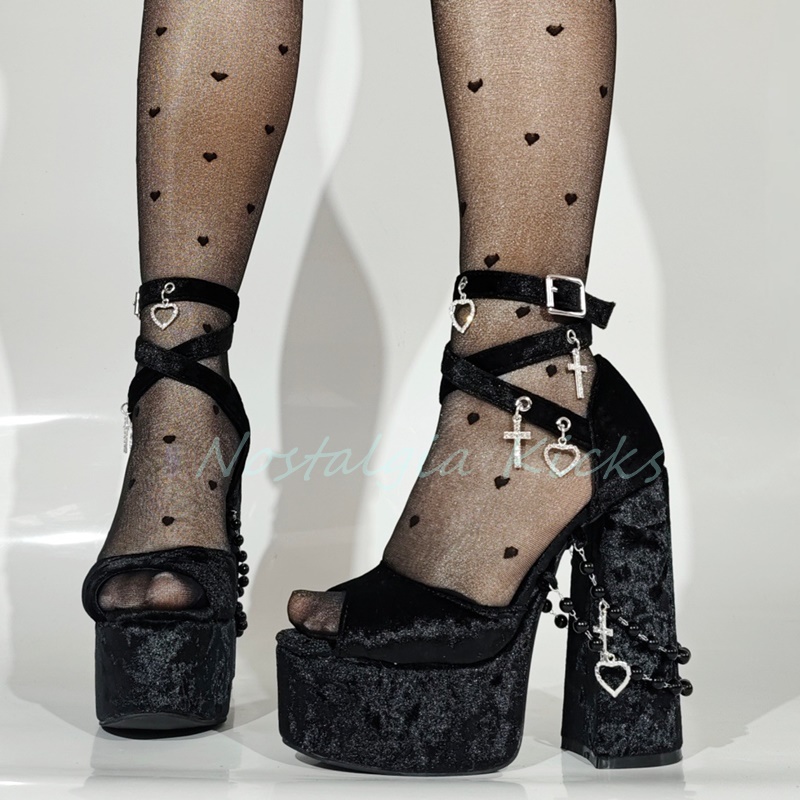 Sandali con tacco alto con pla - Street Fashion Punk recensione e prezzo