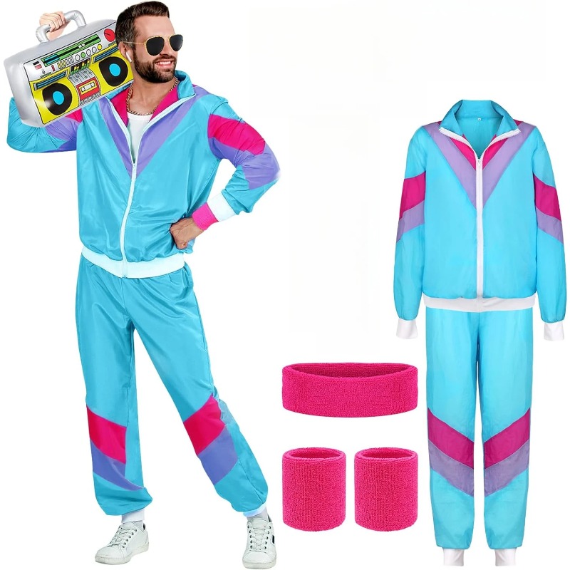 Costumi in maschera anni '80 e - Street Fashion Jacket Men recensione e prezzo