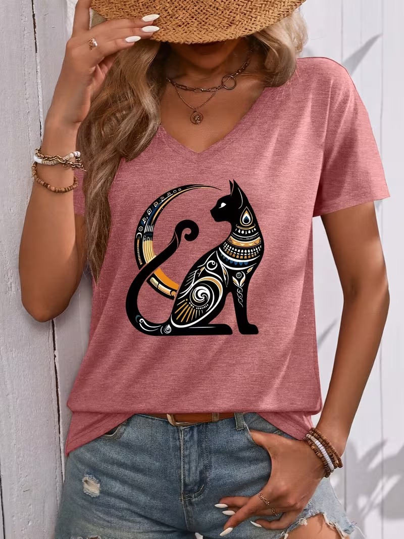Nuova T-shirt Estiva da Donna  - Fashion Street Cat recensione e prezzo