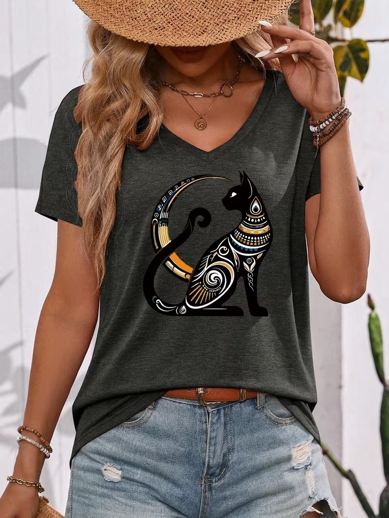 Nuova T-shirt Estiva da Donna  - Fashion Street Cat recensione e prezzo