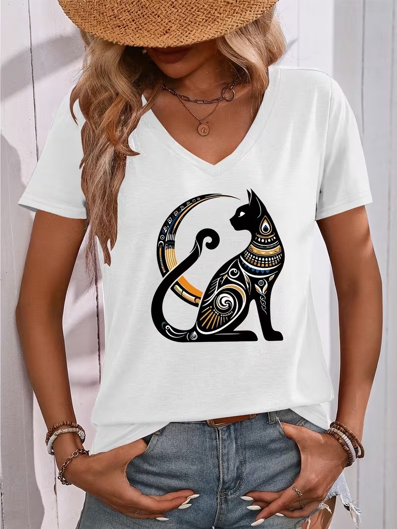 Nuova T-shirt Estiva da Donna  - Fashion Street Cat recensione e prezzo