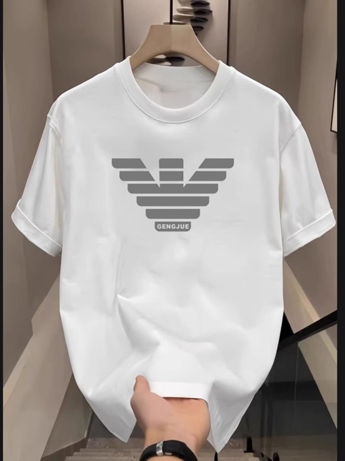 T-shirt Casual con Logo Classi - Street Fashion Brand Logo recensione e prezzo