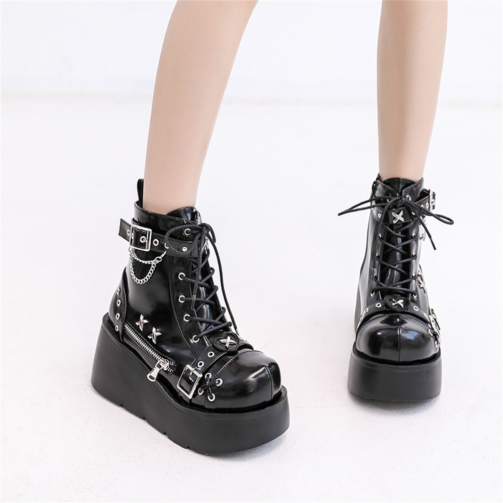 Nuovi Stivaletti Donna Goth co - Street Fashion Punk recensione e prezzo