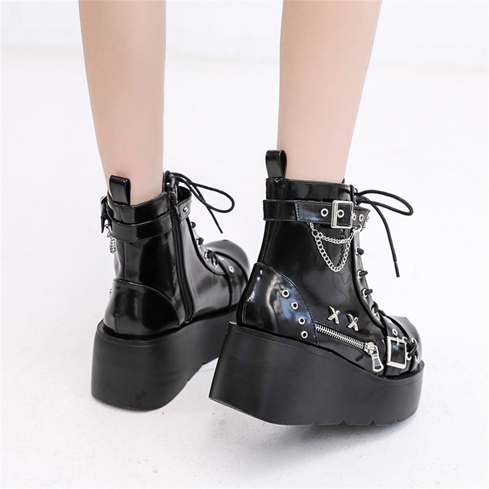 Nuovi Stivaletti Donna Goth co - Street Fashion Punk recensione e prezzo