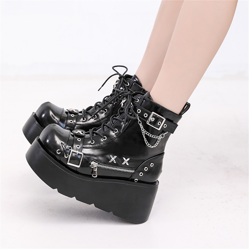 Nuovi Stivaletti Donna Goth co - Street Fashion Punk recensione e prezzo
