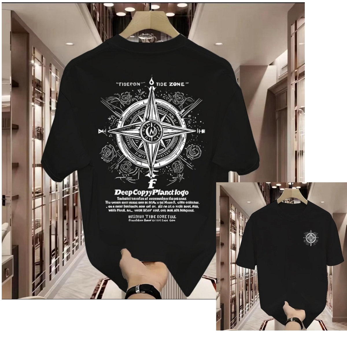 T-shirt Casual con Logo Classi - Street Fashion Brand Logo recensione e prezzo