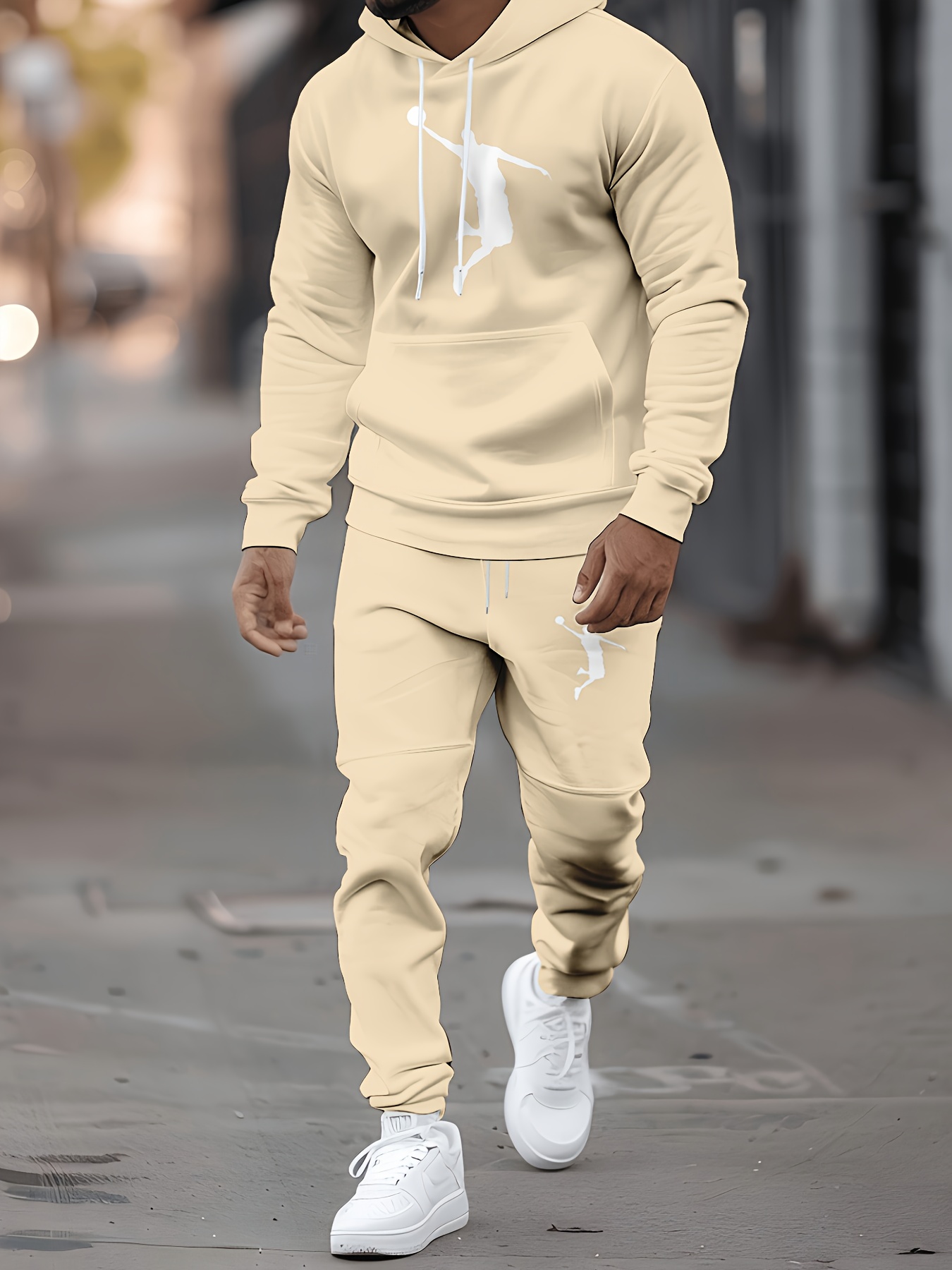 Nuovo Set Felpa con Cappuccio  - Street Fashion Men recensione e prezzo
