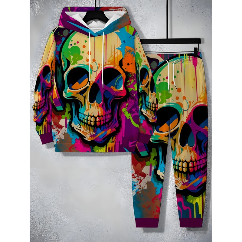 Set con Motivo Scheletrico all - Street Fashion Style recensione e prezzo