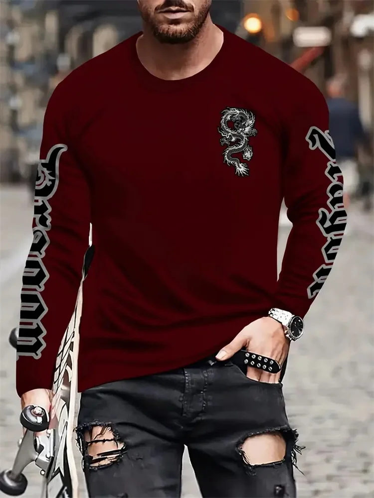 Maglietta a Maniche Lunghe da  - Street Fashion Men recensione e prezzo