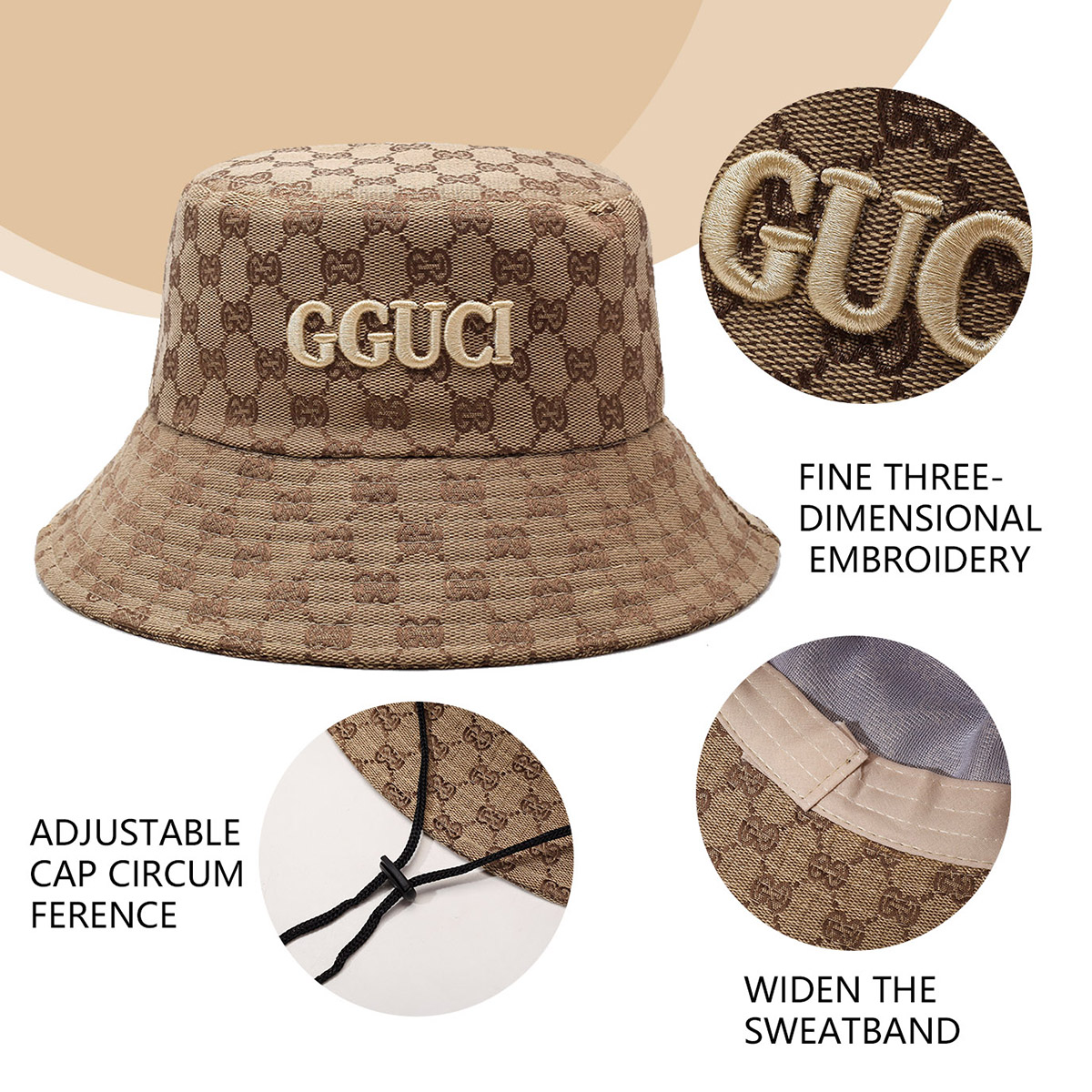 Cappello da pescatore personal - Bucket Hat Embroidered recensione e prezzo
